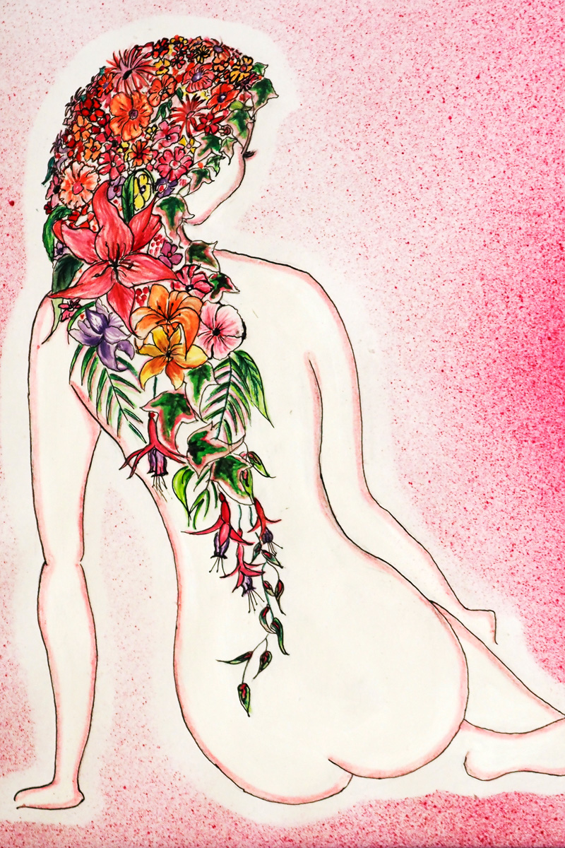 Pink Flower Maid